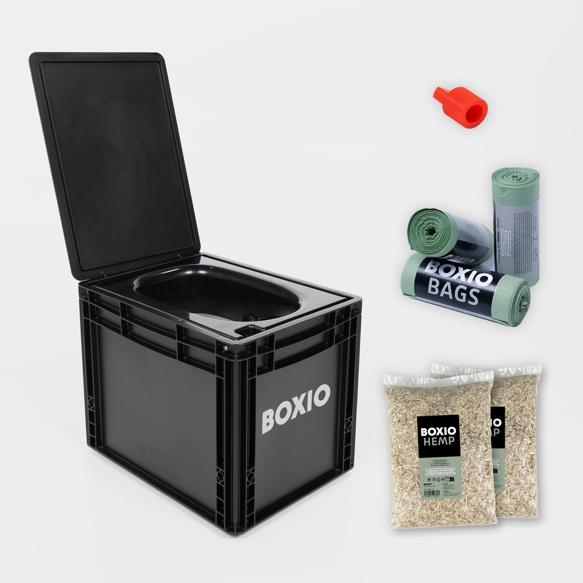 BOXIO TOILET XL PLUS | Inodoro de separación en seco con kit de inicio