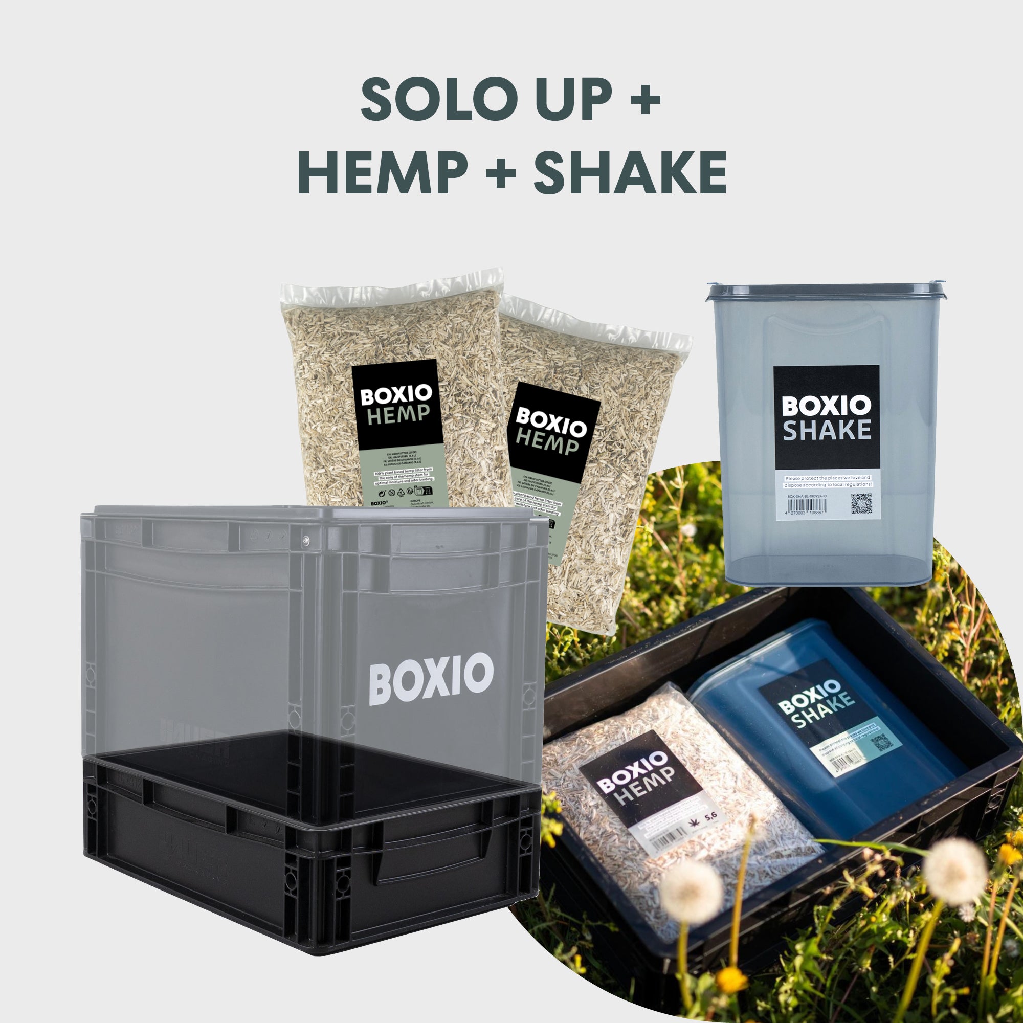 Trenntoilette and mobiles Waschbecken