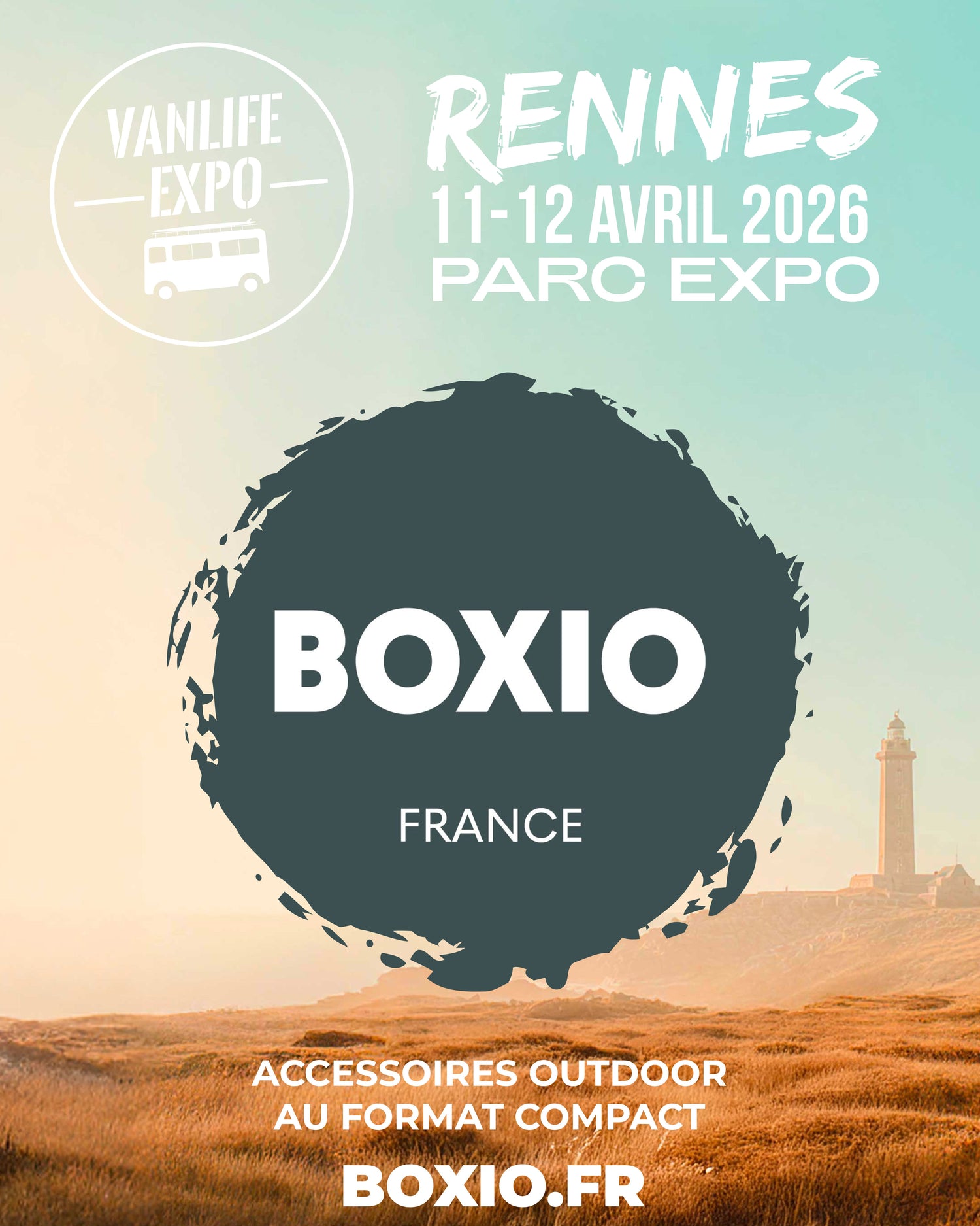 Vanlife Expo Rennes 2026: Entdecke BOXIO live in Frankreich
