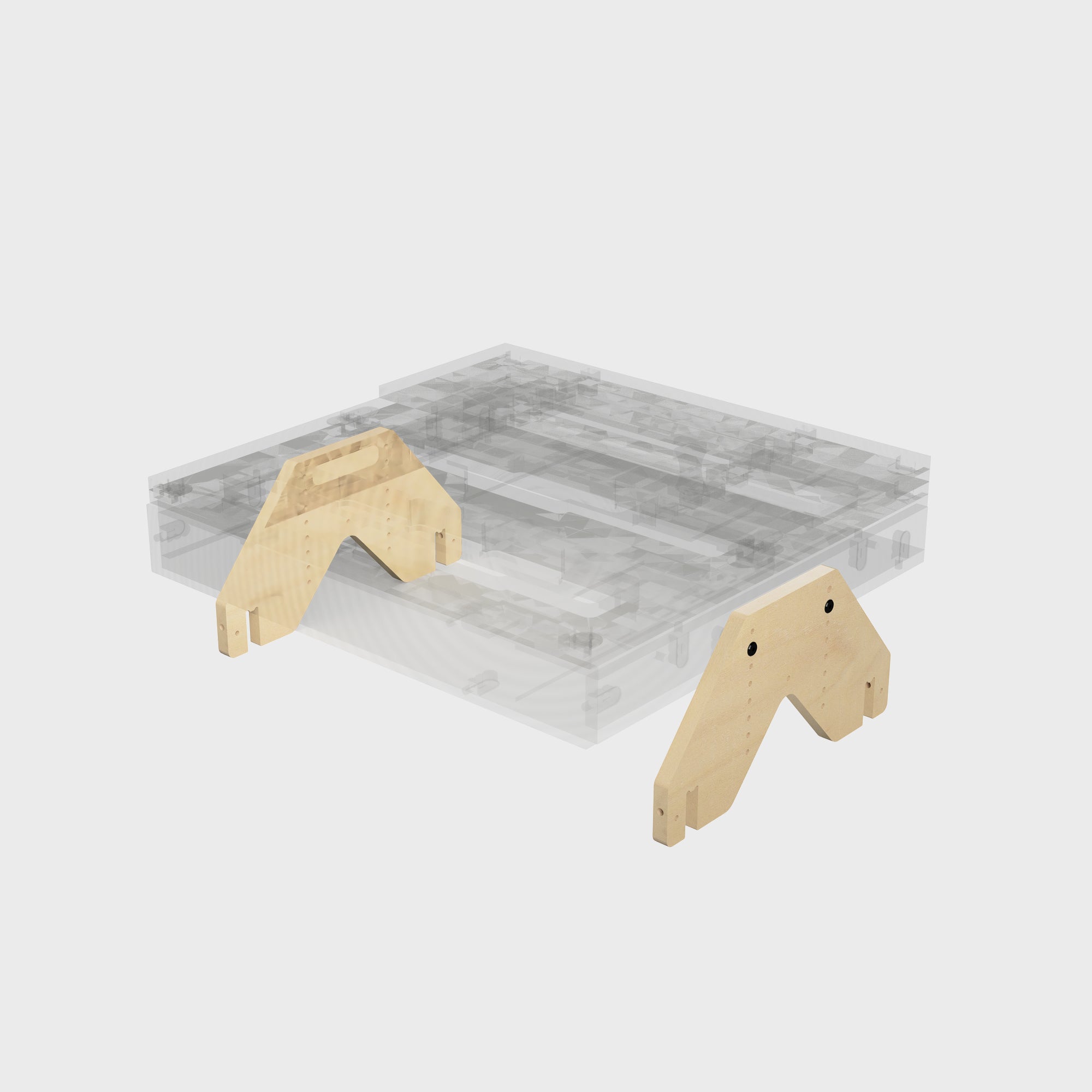 PIE PARA BOXIO RACK I Pie regulable en altura