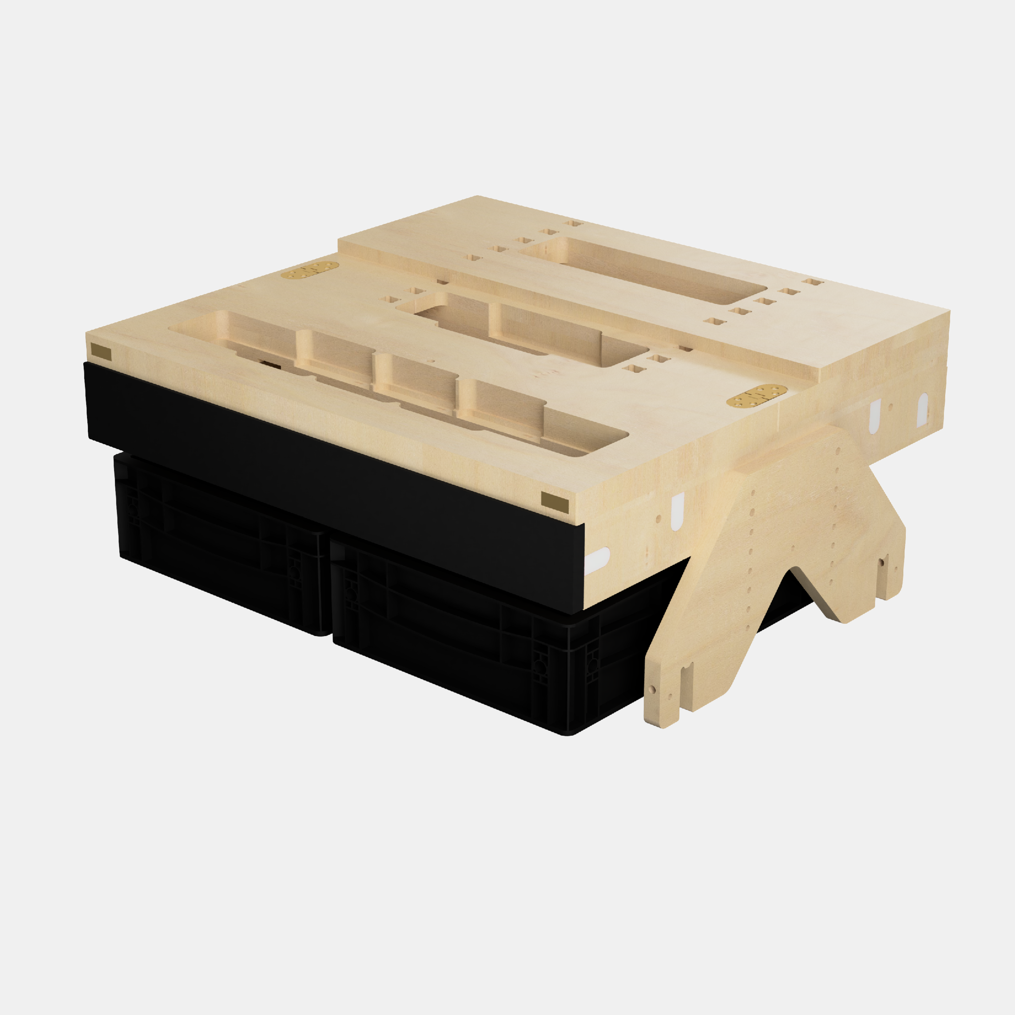 PIE PARA BOXIO RACK I Pie regulable en altura